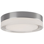 Bedford Large Ceiling Light - Brushed Nickel / Frosted