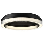 Calix Ceiling Flush Light - Black / White