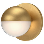 Pluto Wall Sconce - Brushed Gold / Frosted