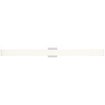 Jane Bathroom Vanity Light - Chrome / White