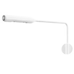 Flo Swing Arm Wall Light - Matte White