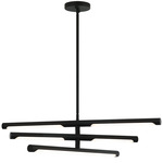 Novelle Color Select Multi Light Linear Pendant - Matte Black