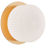Knobbel Wall Sconce - Aged Gold Brass / Opal