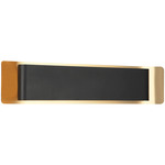 Kumilo Color Select Bathroom Vanity Light - Aged Gold Brass / Matte Black