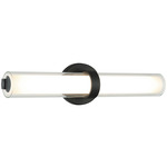 Satchie Color Select Bathroom Vanity Light - Matte Black / Clear / White