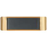 Kumilo Color Select Bathroom Vanity Light - Aged Gold Brass / Matte Black