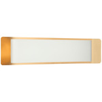 Kumilo Color Select Bathroom Vanity Light - Aged Gold Brass / White