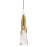 Kilt Color Select Pendant - Aged Brass / Hazy