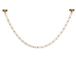 Entice Color Select Pendant - Aged Brass / Alabaster