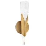 Kilt Color Select Wall Light - Aged Brass / Hazy