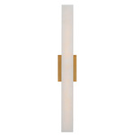 Lanza Bathroom Vanity Light - Aged Brass / Alabaster