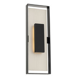 Boxie Outdoor Wall Light - Black / Brushed Nickel / White