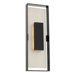 Boxie Outdoor Wall Light - Black / Brushed Nickel / White