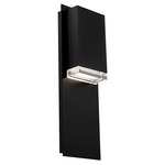 Draped Color Select Outdoor Wall Light - Black / Clear
