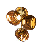 Melt Chandelier - Gold / Gold