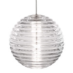 Press Sphere Pendant - Clear / Clear