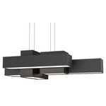 Metro 24527 Pendant - Black / Opal