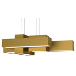 Metro 24527 Pendant - New Brass / Opal