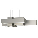 Metro 24527 Pendant - Satin Pewter / Opal