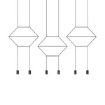 Wireflow Lineal Pendant - Black