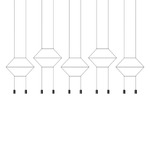 Wireflow Lineal Pendant - Black