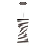 Rhythm Vertical Pendant - Dark Chocolate