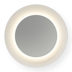 Puck Concave Wall Sconce - Light Grey