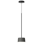 Tube Pendant - Black Grey / White