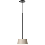 Tube Pendant - Beige / White