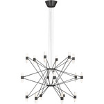 Lassell Chandelier - Dark Bronze / Clear