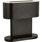 Wyllis Accent Table Lamp - Dark Bronze / White Alabaster