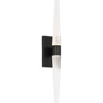 Lassell Single Wall Sconce - Dark Bronze / Clear