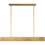 Pench Linear Chandelier - Natural Brass