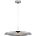 Saucer Pendant - Polished Nickel