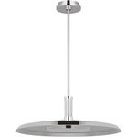 Saucer Pendant - Polished Nickel