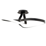 Mobius Ceiling Light - Black / White