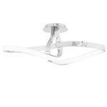 Mobius Ceiling Light - Chrome / White