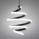 Whirl Pendant - Black