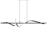 Corkscrew Color-Select Linear Pendant - Black / White