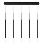 Viggo Linear Multi Light Pendant - Black / White