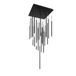 Viggo Square Multi Light Pendant - Black / White