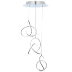 Vornado Multi Light Pendant - Chrome