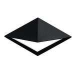 Pique Outdoor Wall Sconce - Black / White