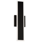 Bastone Color-Select Outdoor Wall Sconce - Black / Frosted