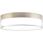 Twist-N-Lite Color-Select Wall / Ceiling Light - Brushed Nickel / Clear / White