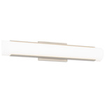 Demi Color-Select Bathroom Vanity Light - Brushed Nickel / Frosted