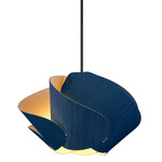 Matilda Pendant - Black / Blue / Ash