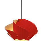 Matilda Pendant - Black / Red / Ash