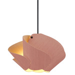 Matilda Pendant - Black / Rose / Ash