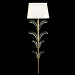 Beveled Arcs Shade Wall Sconce - Gold / Crystal